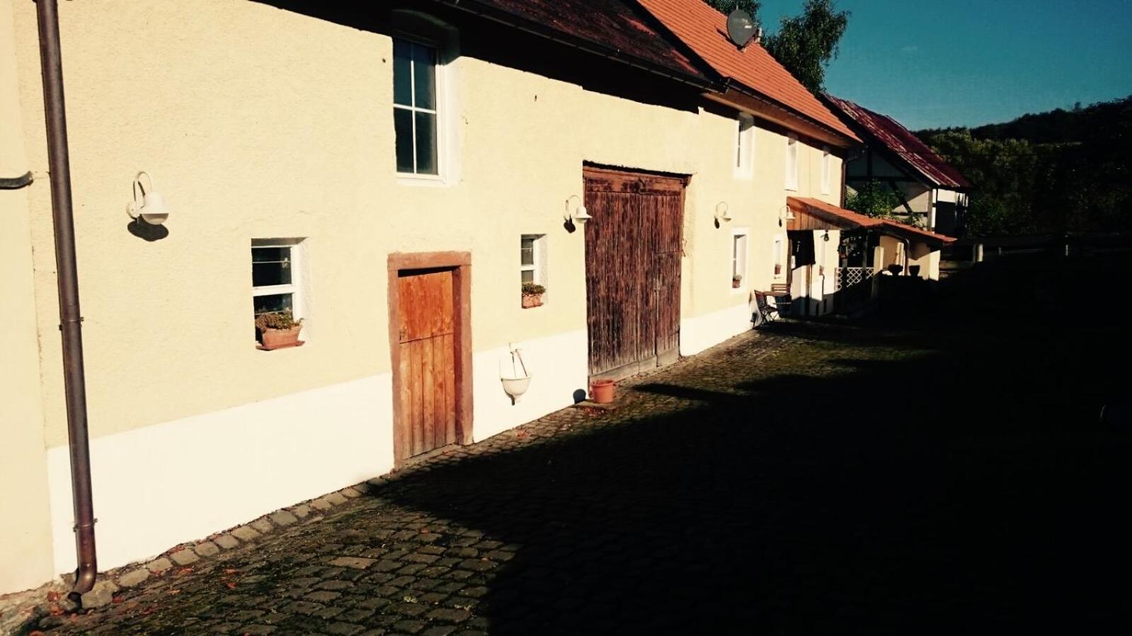 Ferienwohnung Schloessershof Borler エクステリア 写真